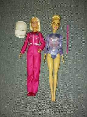 Barbie Career Dolls Astronaut and Rhythmic Gymnast Barbie Dolls